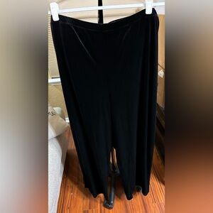 Dress velvet black pants